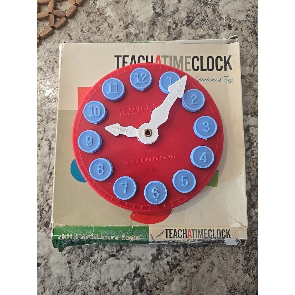 Vintage TEACHATIMECLOCK‎ A Child Guidance Toy